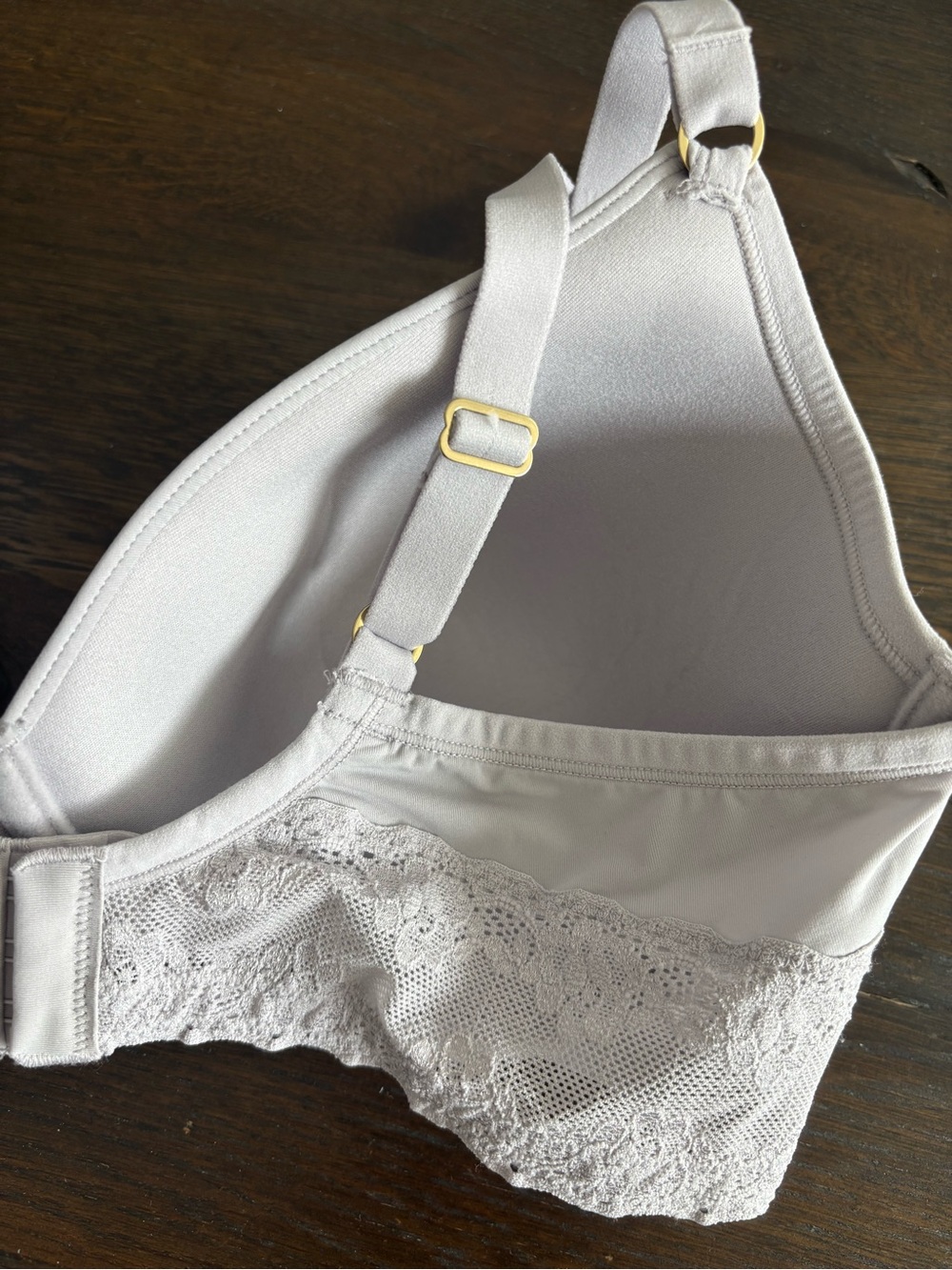 Natori Bliss Perfection Contour Underwire Bra - Misty Blue / 36 / DD - Picture 5 of 7